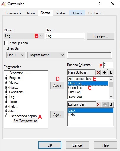 Adding new form selection